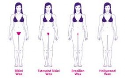 Types of bikini wax